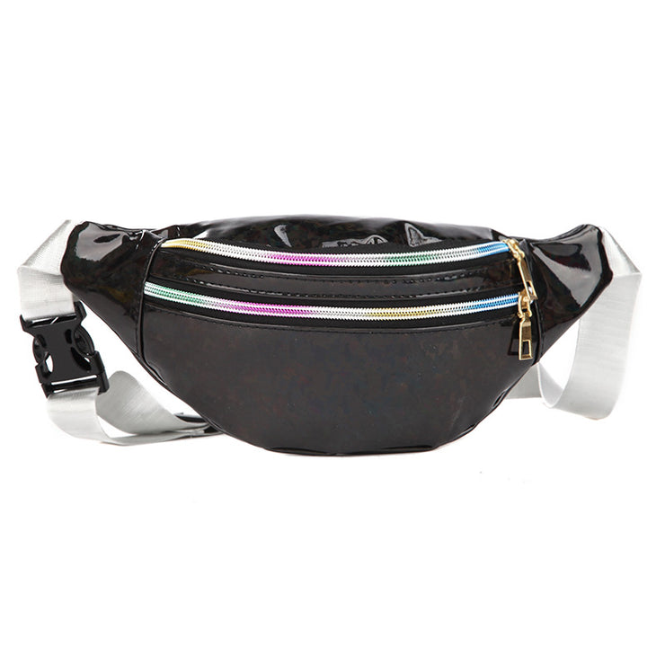 Double Pocket Holographic Fanny Pack