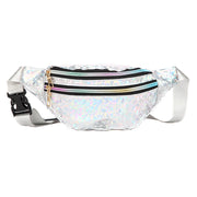 Double Pocket Holographic Fanny Pack