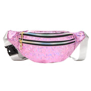 Double Pocket Holographic Fanny Pack